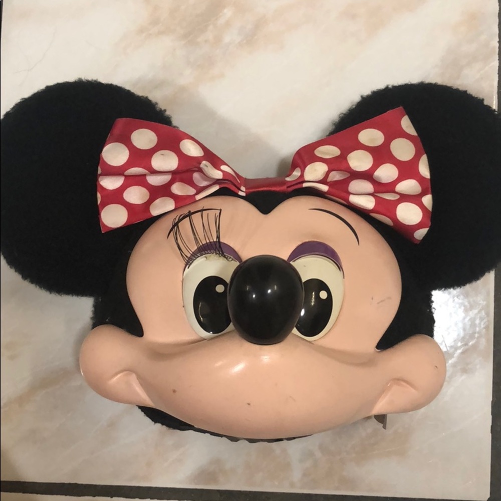 Disney Disneyland Vintage 3D Minnie Mouse Hat Ears